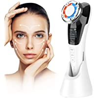 Los mejores  - ANLAN Masajeador Facial Instrumento Multifuncional con Frío Calor Fototerapia Roja y Azul para Antiarrugas- Anti…